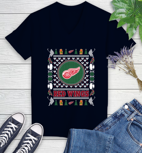 Detroit Red Wings Merry Christmas NHL Hockey Loyal Fan Ugly Shirt 75