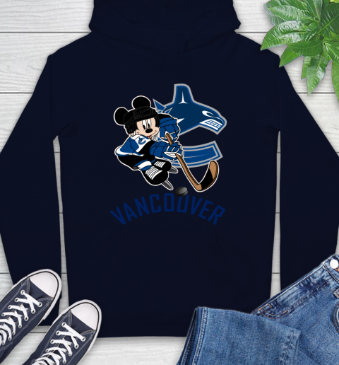 NHL Vancouver Canucks Mickey Mouse Disney Hockey T Shirt Hoodie 4