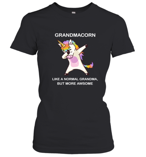Unicorn Grandmacorn Dabbing Like A Normal Grandma But More Awesome Women's T-Shirt