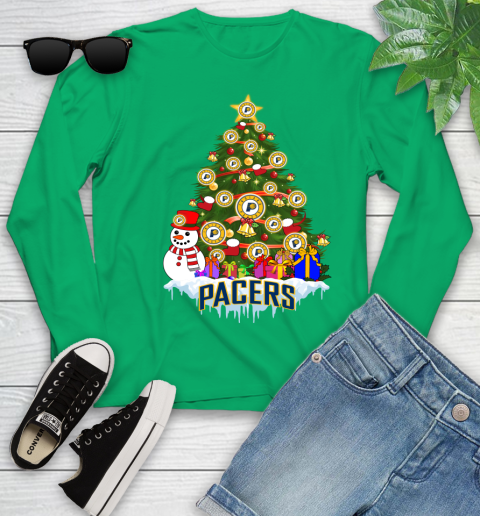 Indiana Pacers Merry Christmas NBA Basketball Sports Youth Long Sleeve 6