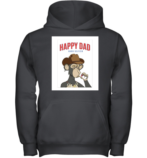 Happy Dad Merch Ape Youth Hoodie