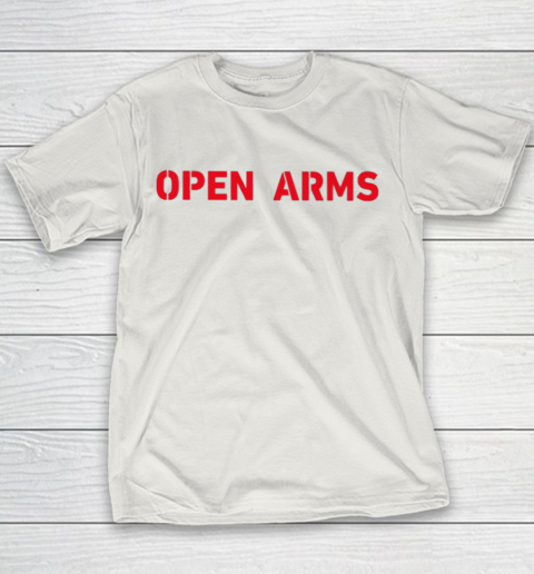 Open Arms Pep Guardiola - Print On Front And Back Youth T-Shirt 8