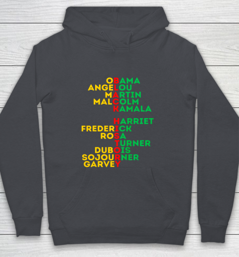 Black History Month Dream Like Leaders African American Love Youth Hoodie 5