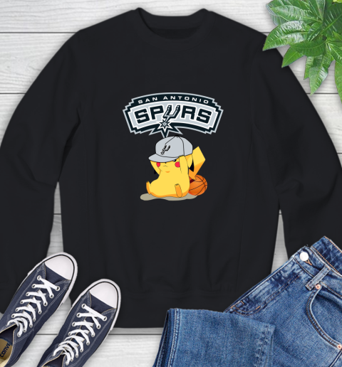 NBA Pikachu Basketball Sports San Antonio Spurs Sweatshirt 2