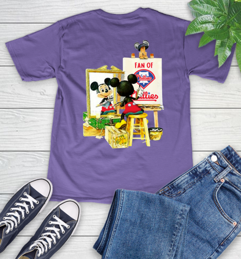MLB Baseball Philadelphia Phillies Mickey Drawing Shirt 53