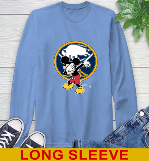 Buffalo Sabres NHL Hockey Dabbing Mickey Disney Sports Long Sleeve T-Shirt 11