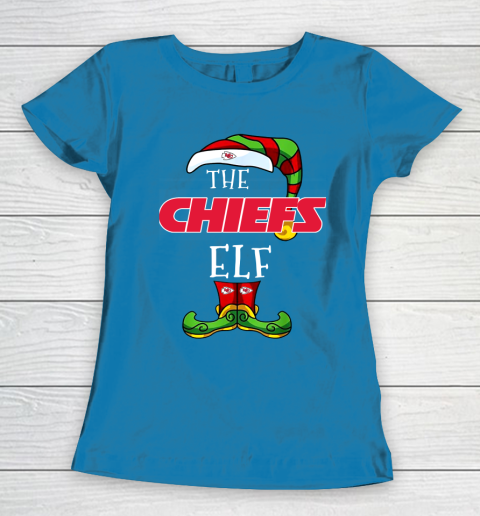 Kansas City Chiefs Christmas ELF Funny NFL Women's T-Shirt 7 Kansas City Chiefs Christmas ELF Funny NFL Women's T-Shirt - Image 7
