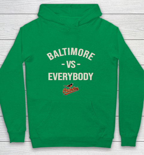 Baltimore Orioles Vs Everybody Youth Hoodie 4