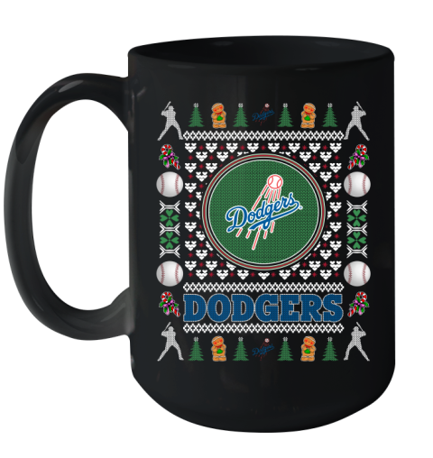 Los Angeles Dodgers Merry Christmas MLB Baseball Loyal Fan Ceramic Mug 15oz