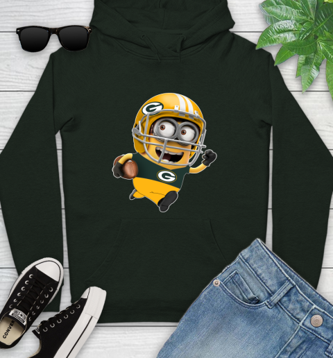 NFL Green Bay Packers Minions Disney Football Sports Youth Hoodie 13