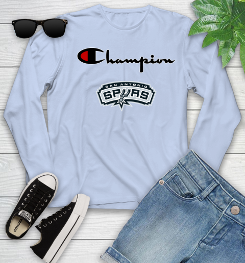 NBA Basketball San Antonio Spurs Champion Shirt Youth Long Sleeve 6
