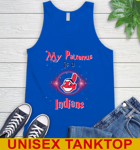 MLB Baseball Harry Potter My Patronus Is A Cleveland Indians Tank Top 4