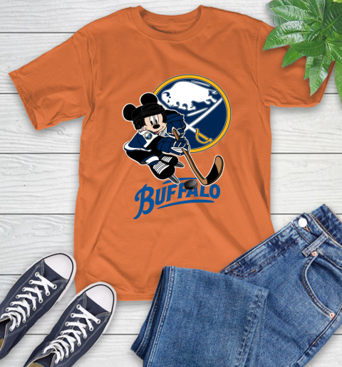 NHL Buffalo Sabres Mickey Mouse Disney Hockey T Shirt T-Shirt 5