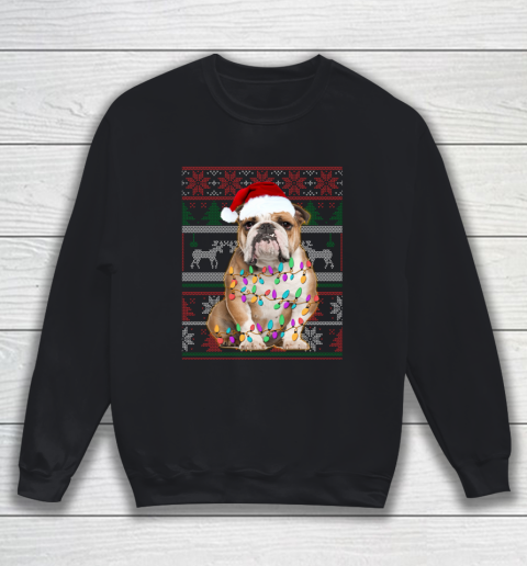 Bulldog Ugly Sweater Christmas Gifts Sweatshirt