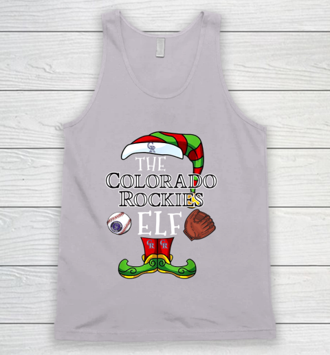 Colorado Rockies Christmas ELF Funny MLB Tank Top 3