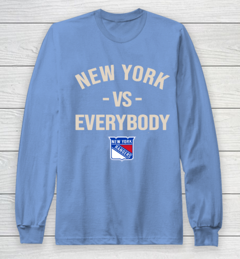 New York Rangers Vs Everybody Long Sleeve T-Shirt 8