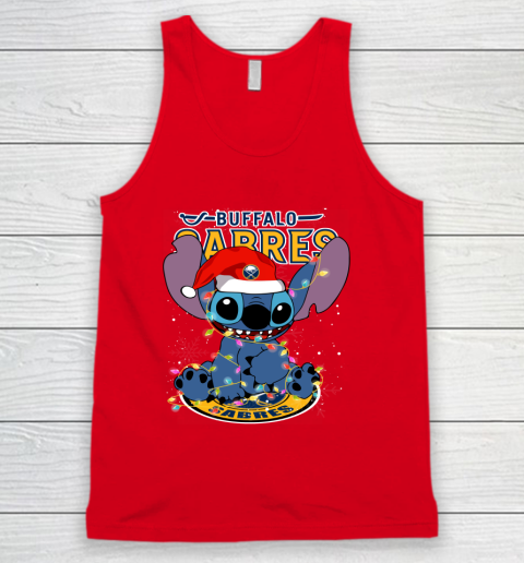 Buffalo Sabres NHL Hockey noel stitch Christmas Tank Top 3