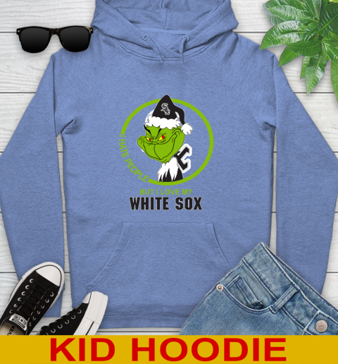 Chicago White Sox MLB Grinch I Hate People But I Love My Favorite Baseball Team 145