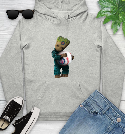MLB Groot Guardians Of The Galaxy Baseball Sports Minnesota Twins Youth Hoodie