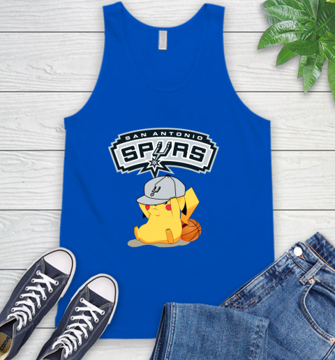 NBA Pikachu Basketball Sports San Antonio Spurs Tank Top 5