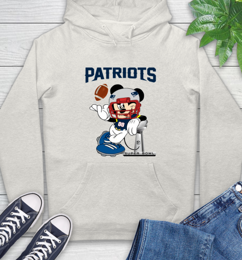 NFL New England Patriots Mickey Mouse Disney Super Bowl Football T Shirt Hoodie 12