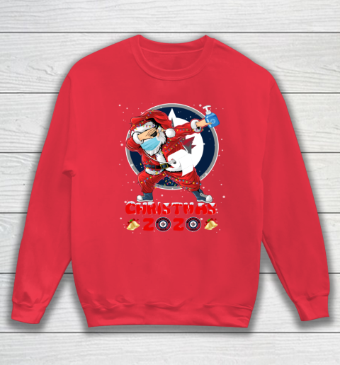 Winnipeg Jets Funny Santa Claus Dabbing Christmas 2020 NHL Sweatshirt 7