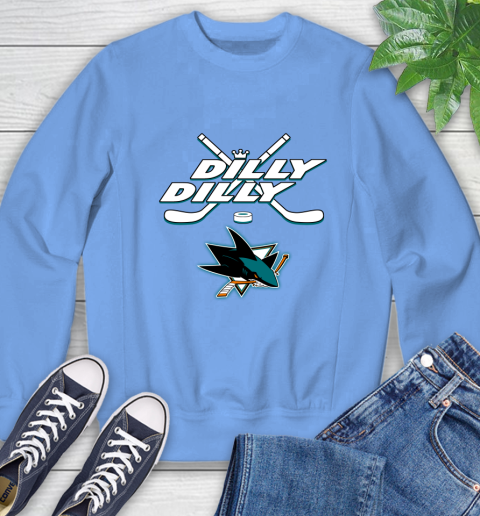 NHL San Jose Sharks Dilly Dilly Hockey Sports Sweatshirt 11