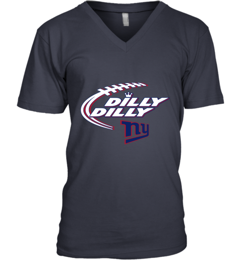 NFL New York Giants Dilly Dilly Football Sports yWlqyUAH3Ap v neck unisex 8 95 151514 front navy