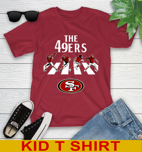 NFL Football San Francisco 49ers The Beatles Rock Band Shirt Youth T-Shirt 12