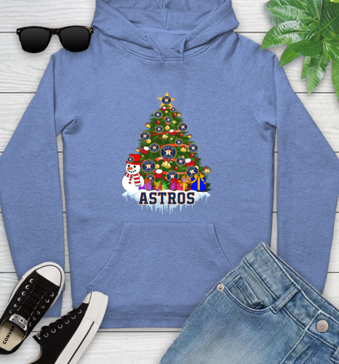 Houston Astros Merry Christmas MLB Baseball Sports Youth Hoodie 12