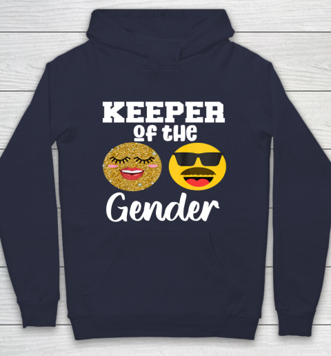Keeper of the Gender Staches or Lashes Gender Reveal Party Hoodie 2