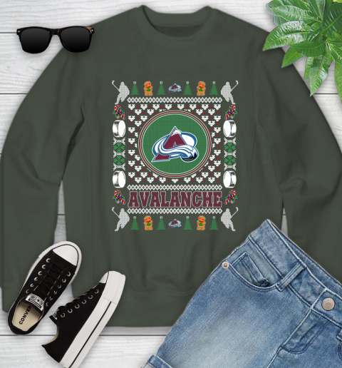 Colorado Avalanche Merry Christmas NHL Hockey Loyal Fan Ugly Shirt 123