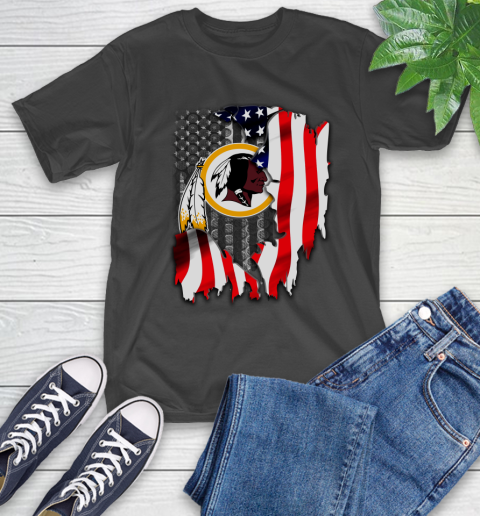 Washington Redskins NFL Football American Flag T-Shirt