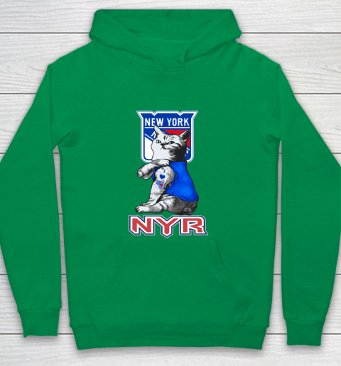 NHL My Cat Loves New York Rangers Hockey Youth Hoodie 4