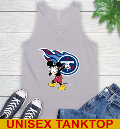 Tennessee Titans NFL Football Dabbing Mickey Disney Sports Tank Top 4