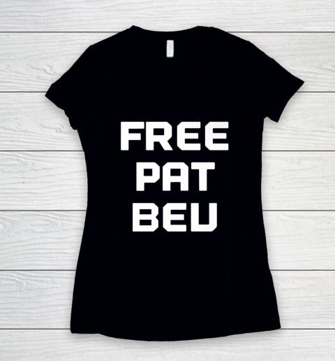Free Pat Beu Women's V-Neck T-Shirt