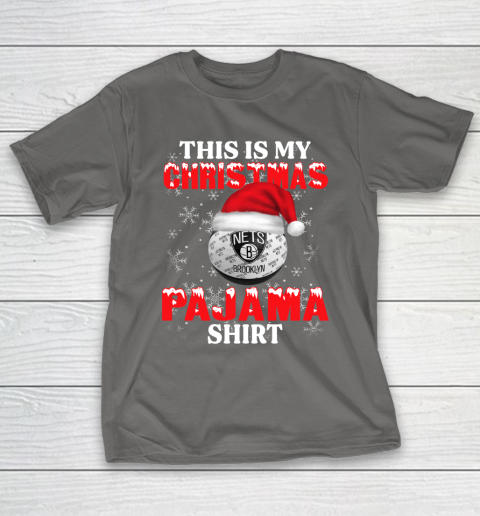 Brooklyn Nets This Is My Christmas Pajama Shirt NBA T-Shirt 8