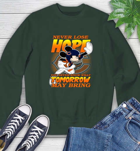 Chicago Bears NFL Football Mickey Disney Never Lose Hope Sweatshirt 12