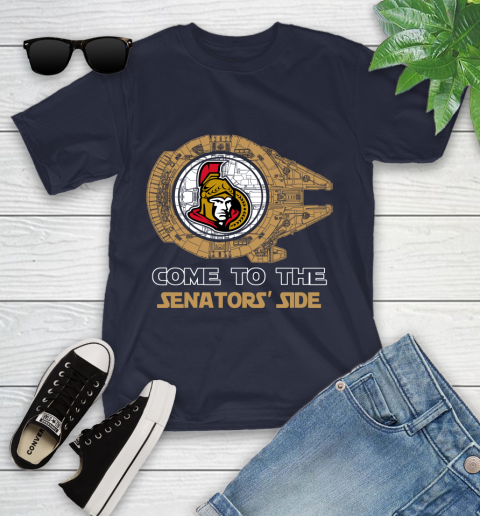 NHL Come To The Ottawa Senators Wars Hockey Sports Youth T-Shirt 2