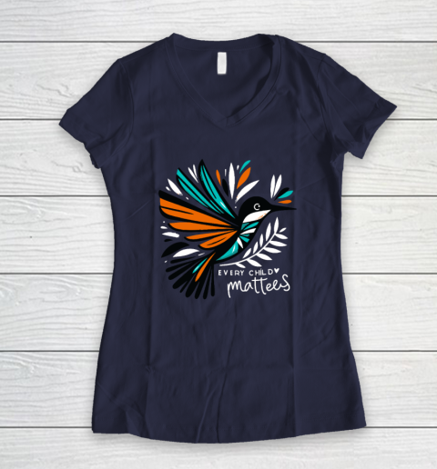 Every Orange Day Child Kindness Matter Women's V-Neck T-Shirt 7