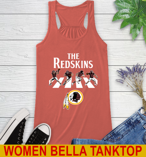 NFL Football Washington Redskins The Beatles Rock Band Shirt Racerback Tank 3