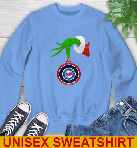 Minnesota Twins Grinch Merry Christmas MLB Baseball Sweatshirt 11