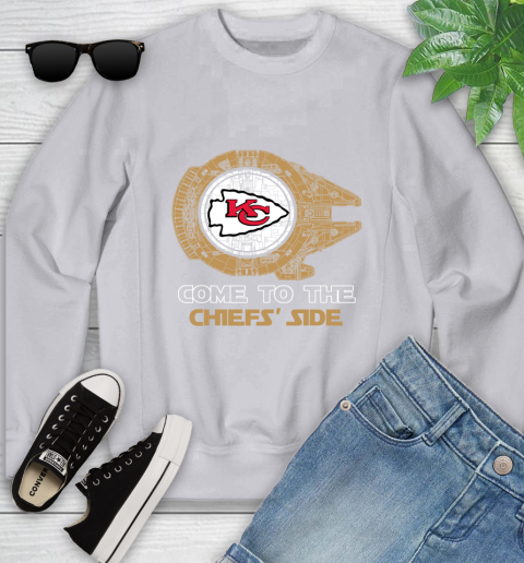 NFL Come To The Kansas City Chiefs Wars Football Sports Youth Sweatshirt 3