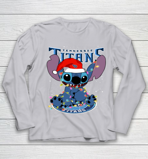 Tennessee Titans NFL Football noel stitch Christmas Youth Long Sleeve 3