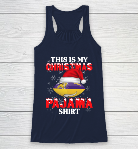 Minnesota Vikings This Is My Christmas Pajama Shirt NFL Racerback Tank 8