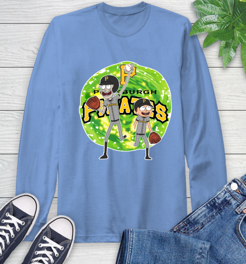 MLB Pittsburgh Pirates Rick And Morty Baseball Sports Long Sleeve T-Shirt 11