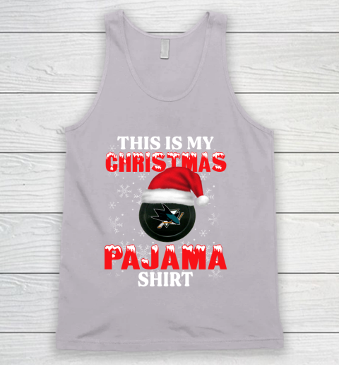 San Jose Sharks This Is My Christmas Pajama Shirt NHL Tank Top 3