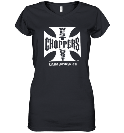 Paul Walker West Coast Choppers Women's V-Neck T-Shirt