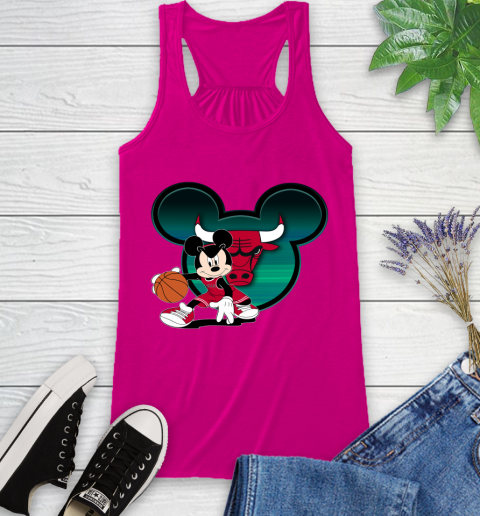 NBA Chicago Bulls Mickey Mouse Disney Basketball Racerback Tank 8