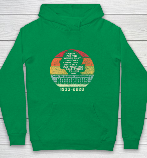 Notorious RBG 1933  2020 Fight For The Things You Care About Youth Hoodie 4